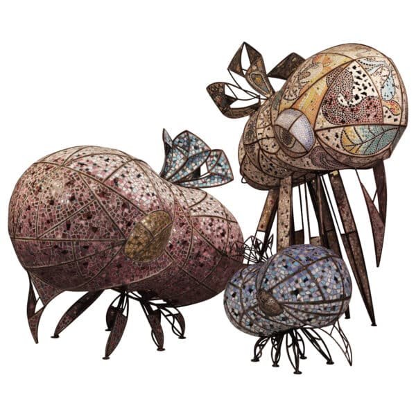 文祺祺、李乐晴《三只蚊子》大：255x160cm 中：170x200cm 小：95x97cm